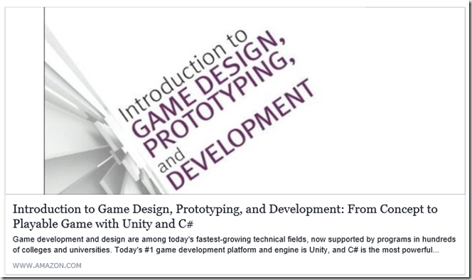 Introduction to Game Design, Prototyping, and Development