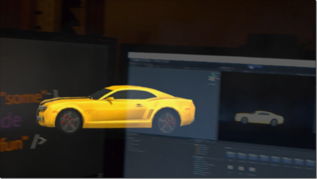 Using the Xbox One controller to drive a holographic car