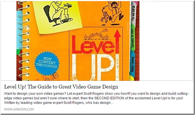 Level Up! The Guide to Great Video Game Design